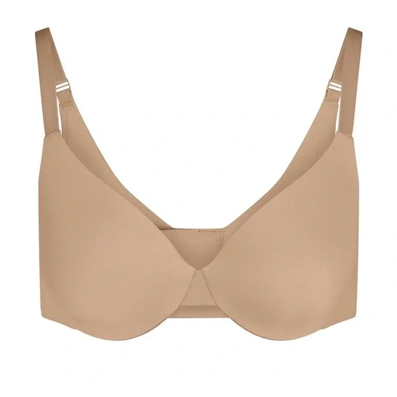⭐️NWT⭐️ SKIMS Smoothing Intimates Full Coverage Lightly Lined Bra~Clay~32D - Picture 2 of 4